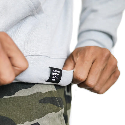 QUIKFLIP Hero Sweat à capuche Lite avec fermeture éclair, gris