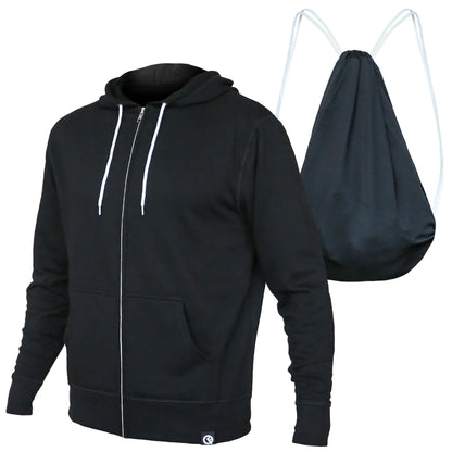 QUIKFLIP Hero Hoodie Lite Full Zip, Black