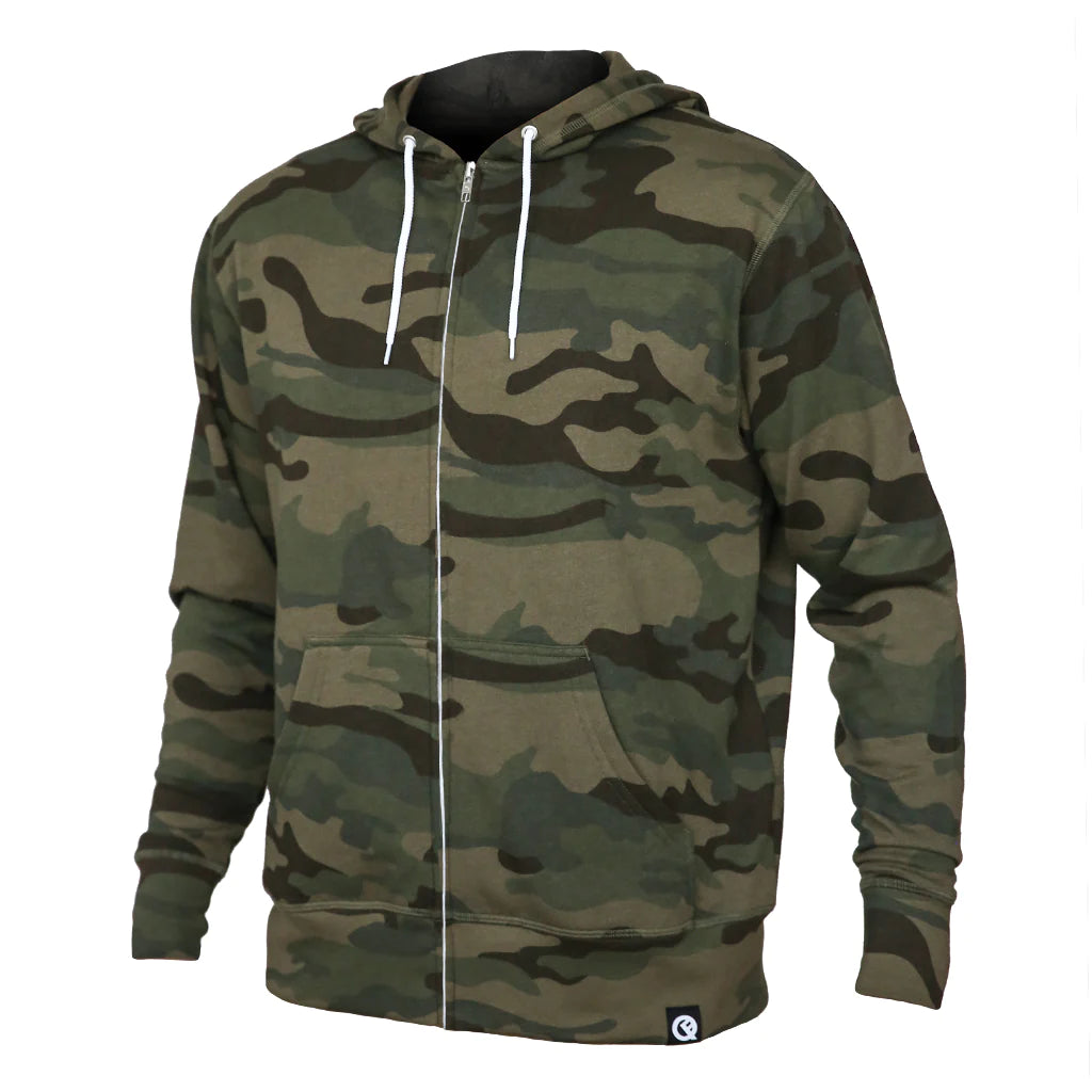 QUIKFLIP Hero Hoodie Lite Full Zip, Camouflage