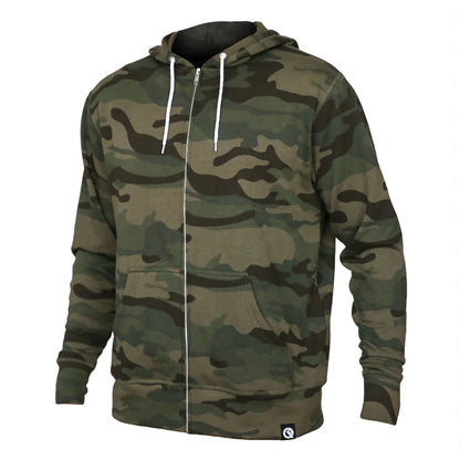 QUIKFLIP Hero Hoodie Lite Full Zip, Camouflage