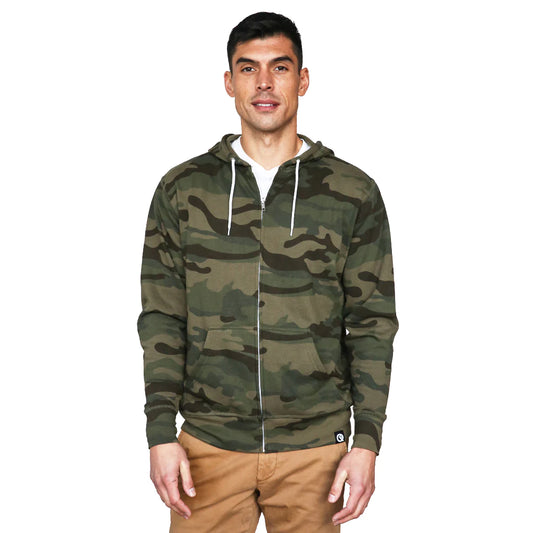QUIKFLIP Hero Hoodie Lite Full Zip, Camouflage