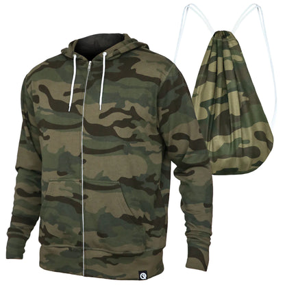 QUIKFLIP Hero Hoodie Lite Full Zip, Camouflage