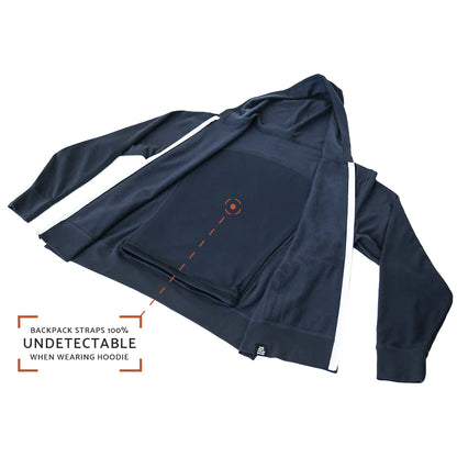 QUIKFLIP Hero Hoodie Lite Full Zip, Midnight Navy