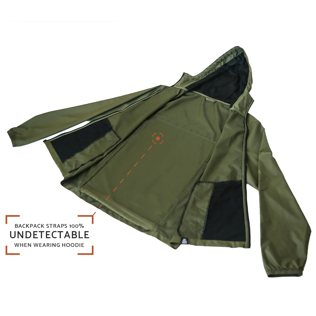 Giacca a vento QUIKFLIP Dryflip, verde tattico