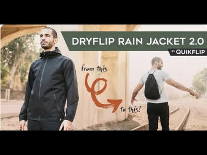 QUIKFLIP Dryflip Rainjacket, Black