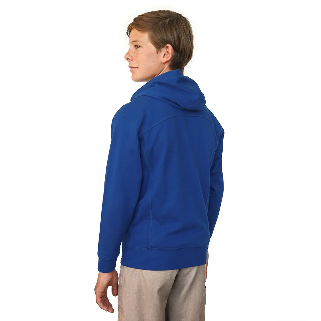 QUIKFLIP Kids Hero Hoodie Lite Full Zip, Royal Blau