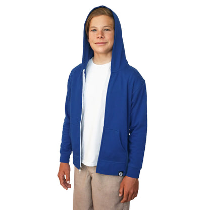 QUIKFLIP Kids Hero Hoodie Lite Full Zip, Royal Blau