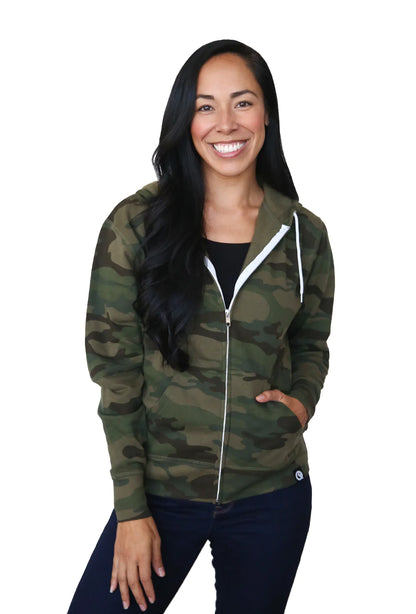 QUIKFLIP Hero Hoodie Lite Full Zip, Camouflage